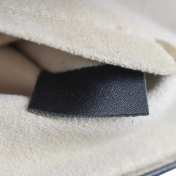 LOUIS VUITTON LV Twist Graphic MM Leather Shoulder Bag Black - Picture 12 of 16